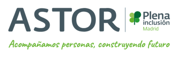 Logo ASTOR · Plena inclusión Madrid
